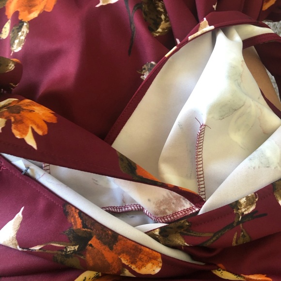 AKIRA Ruffle Trim Floral Maxi Dress - Picture 5 of 7